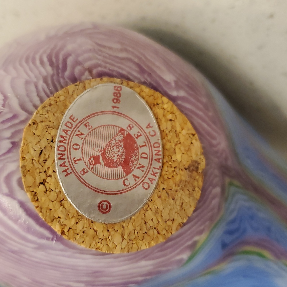 Handmade Vintage Rainbow Bird Candle - Picture 9 of 11